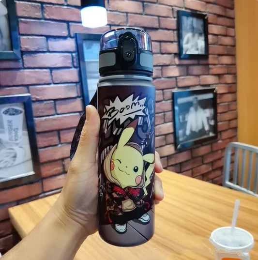 Pokemon Sports Water Bottle Pikachu Anime - DUGO