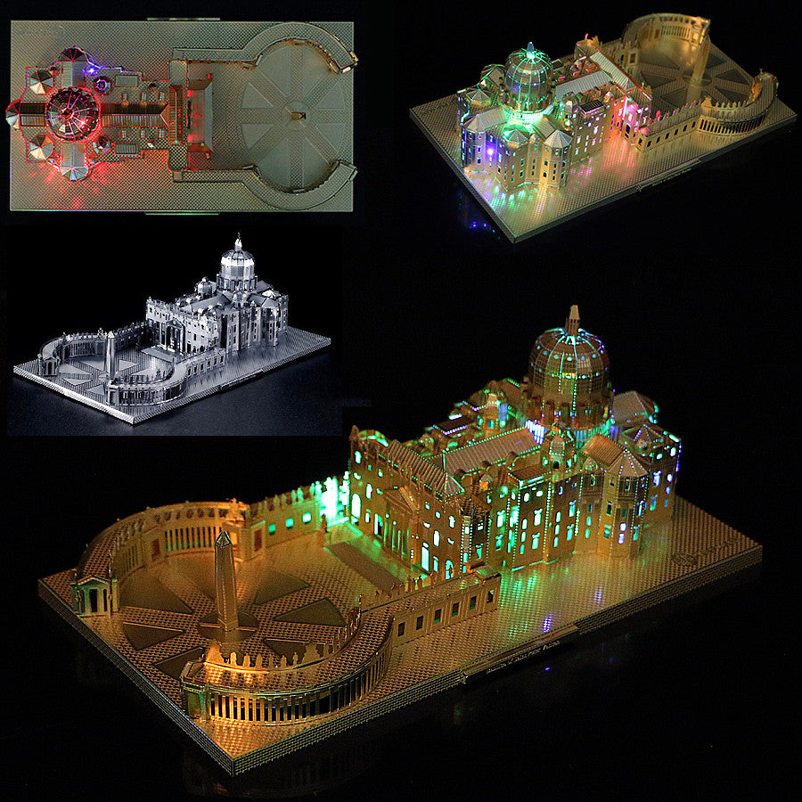 Cathedral 3D Stereo Puzzle DIY Assembled Architecture