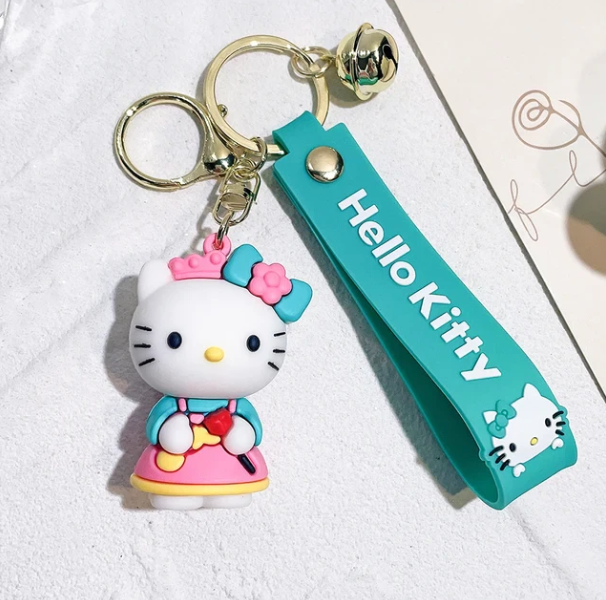 Hello Kitty Keychain Cartoon