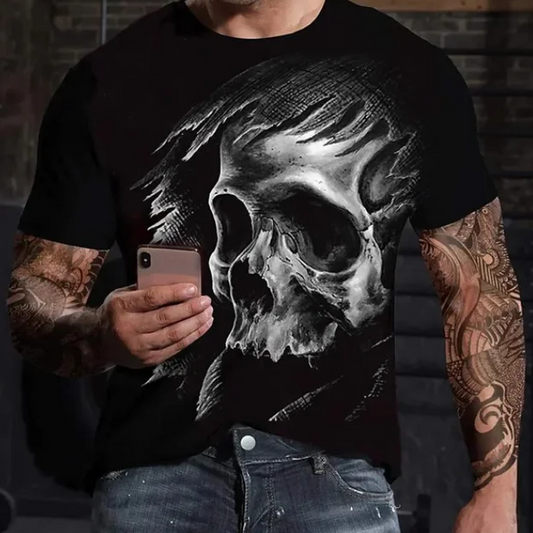 Tshirt Summer Fashion Skull