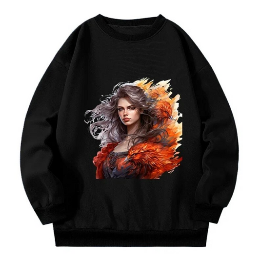 Witch Gothic Sweatshirt Fashion