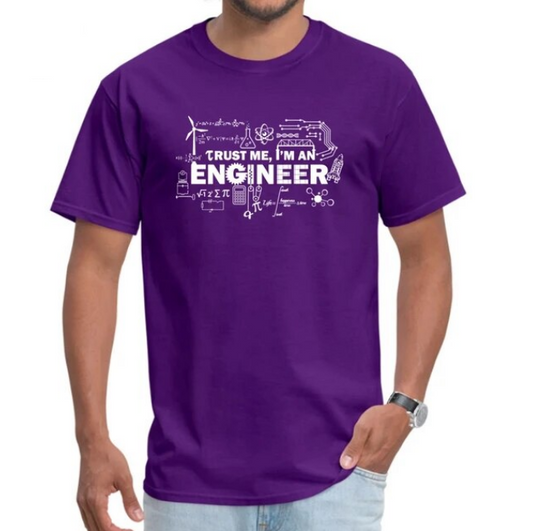 Father Day Tshirt Men Trust Me I Am An Engineer