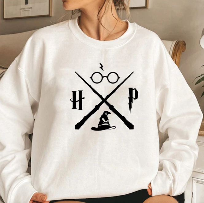 Sweatshirt Wizard Wand HP Pullovers Long Sleeve