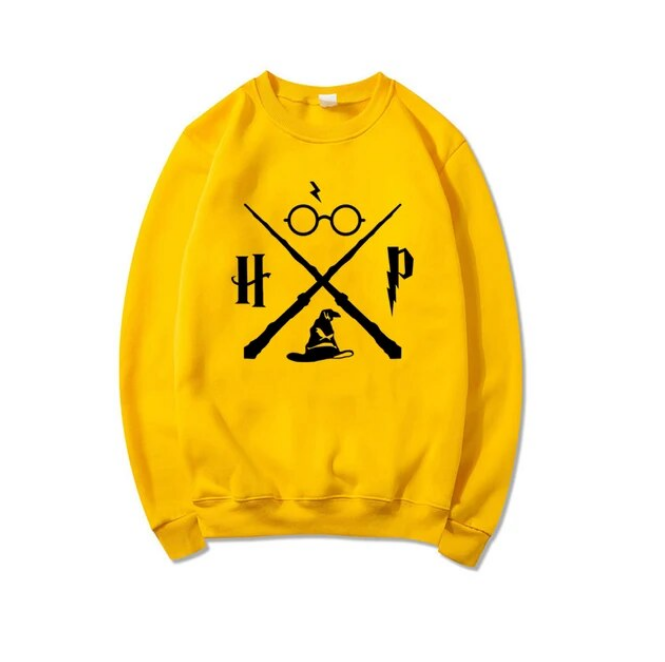 Sweatshirt Wizard Wand HP Pullovers Long Sleeve