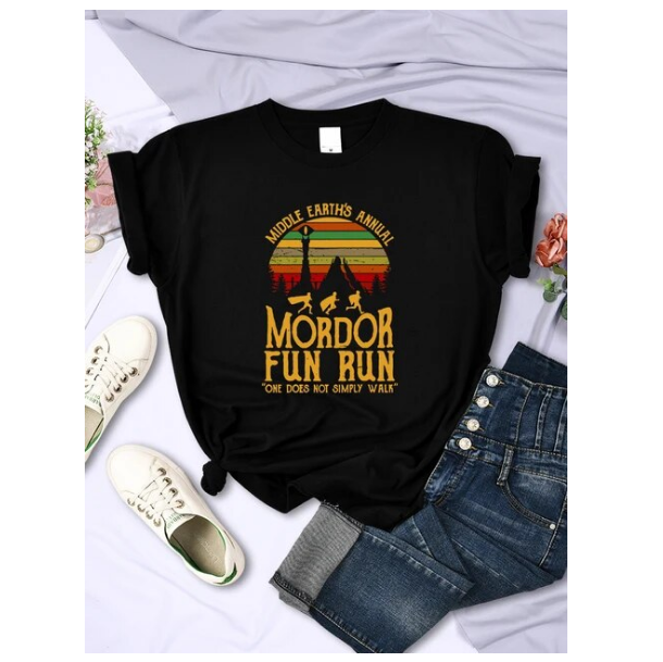 Middle Earth Annual Mordor Fun Run Tshirts