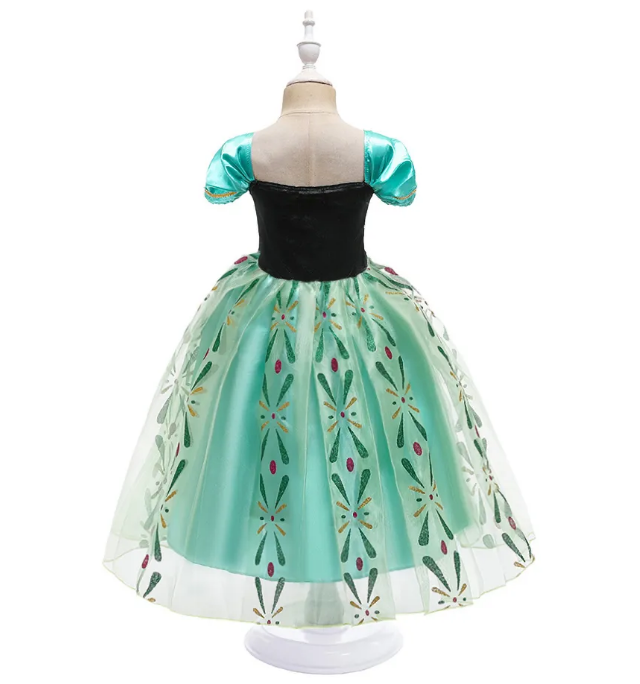 Anna Dresses Children Princess Dress Girl Cosplay Costume Kids