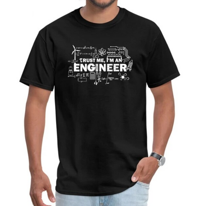 Father Day Tshirt Men Trust Me I Am An Engineer