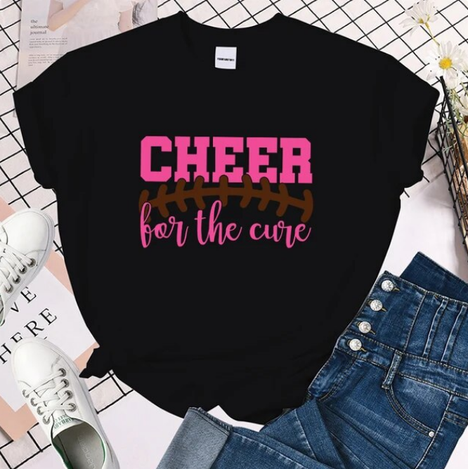 Tshirt Cheer For The Cure - DUGO