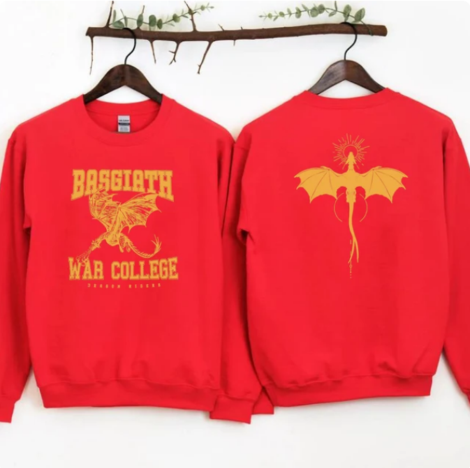  Vintage Fourth Wing Sweatshirt Dragon Rider