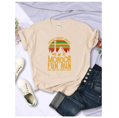 Middle Earth Annual Mordor Fun Run Tshirts