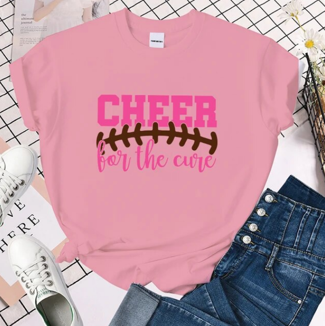 Tshirt Cheer For The Cure - DUGO