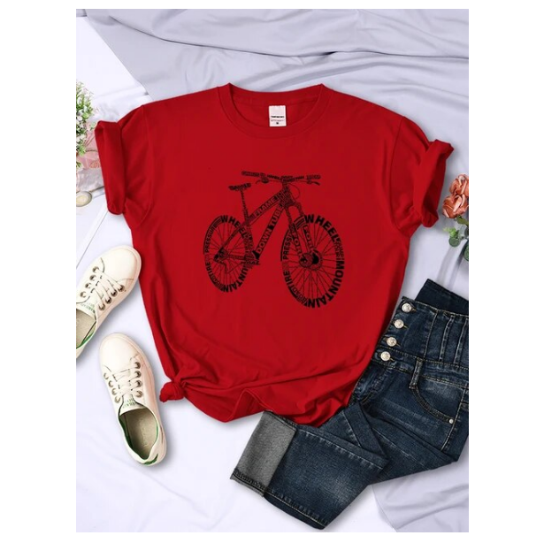 Bicycle Made Of Letters Tshirts