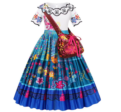 Princess Costume Mirabel Encanto Costume For Girls Halloween