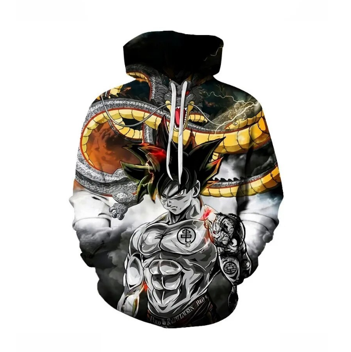 Dragon Ball Hoodies Fashion Long Sleeve