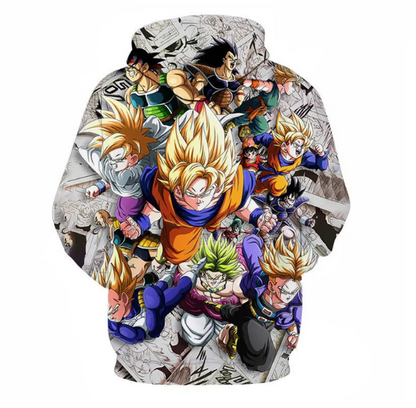 3D Dragon Ball Super Hoodie Stylish