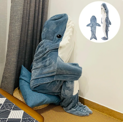 Cartoon Shark Sleeping Bag Pajamas Office Nap Shark