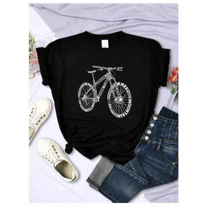 Bicycle Made Of Letters Tshirts