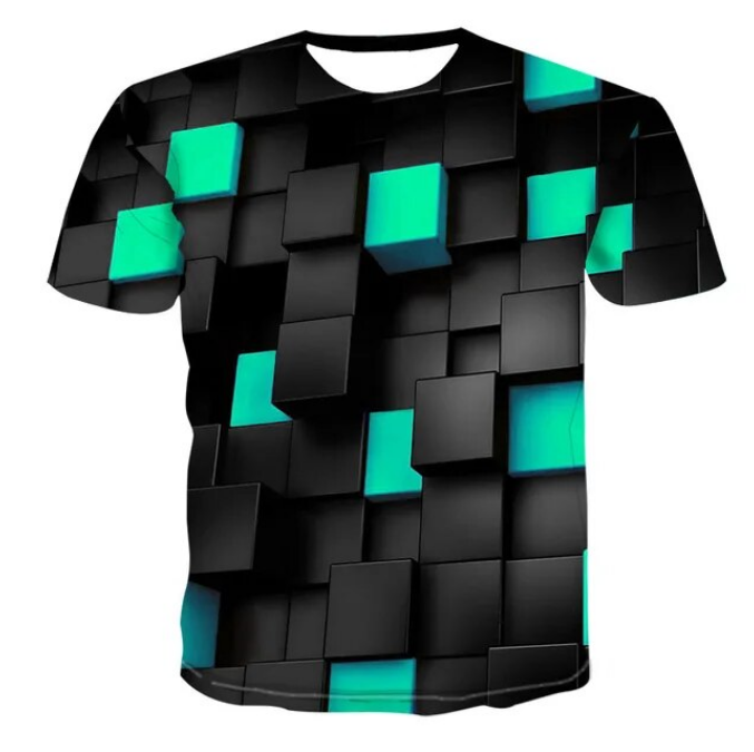 Summer 3D Pattern Men Tshirt Unique