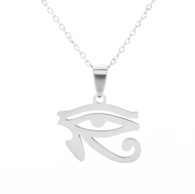 Stainless Steel Eye Of Horus Necklace