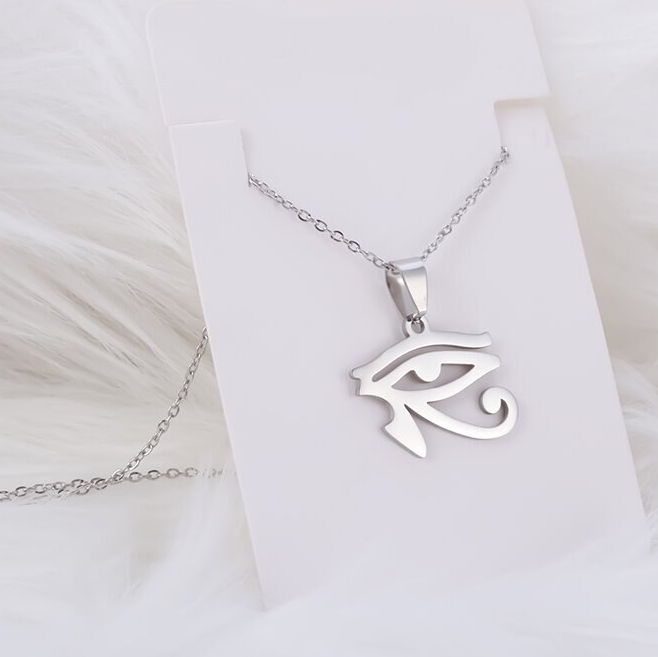 Stainless Steel Eye Of Horus Necklace