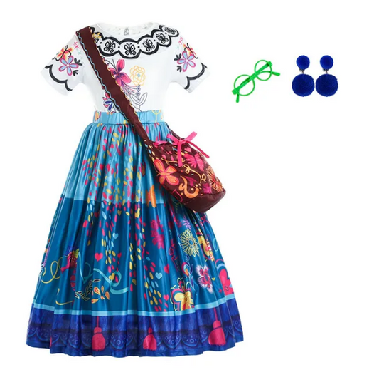 Princess Costume Mirabel Encanto Costume For Girls Stylish - DUGO