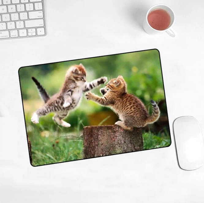 Add Some Adorable Flair To Your Workspace With A Cute Cat Mouse Pad