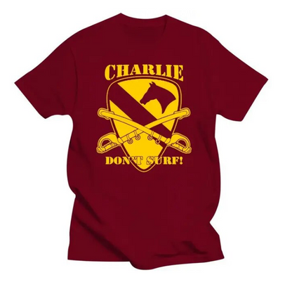 Tshirt Charlie Dont Surf 2Black