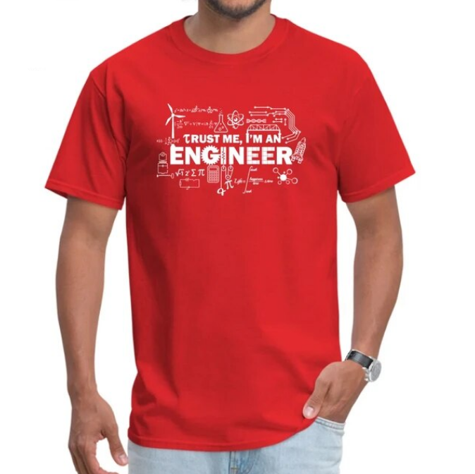 Father Day Tshirt Men Trust Me I Am An Engineer