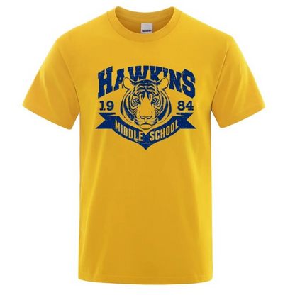 Hawkins Middle School Tigers Funny Printed Tshirts