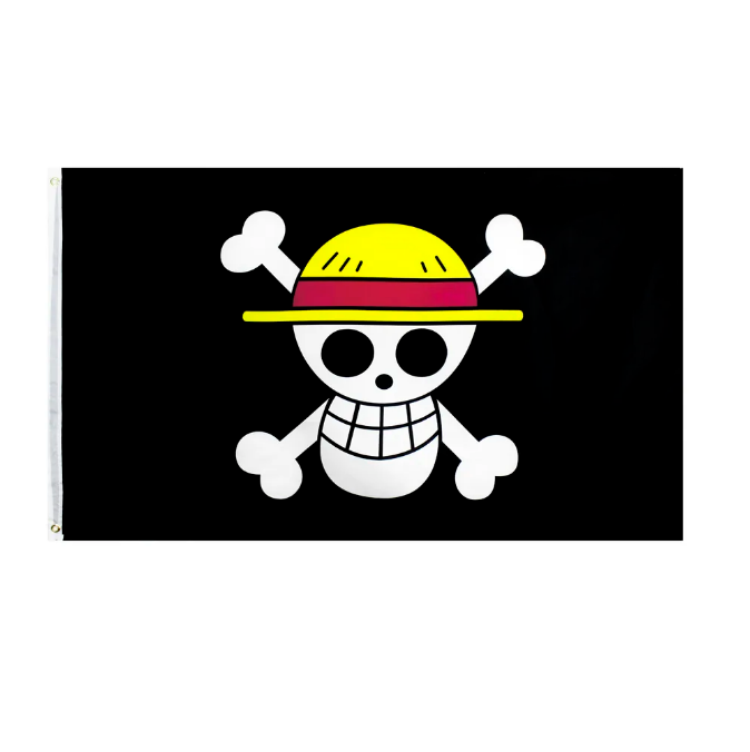 Monkey D Luffy Skull Flag Polyester