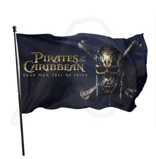 Pirates of The Caribbean Flags Decor