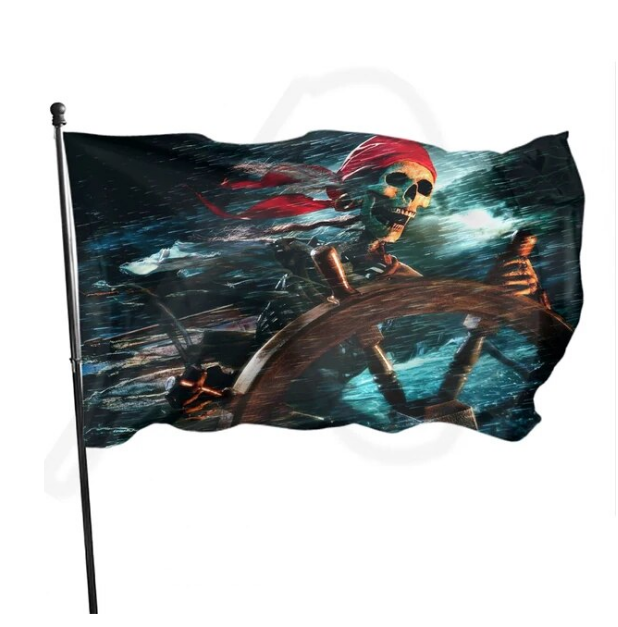 Unique Flags Decor Inspired by Pirates of The Caribbean