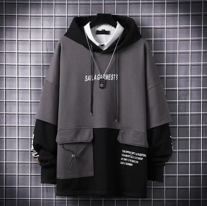 Fashion Japan Style Hoodies Men Streetwear Harajuku