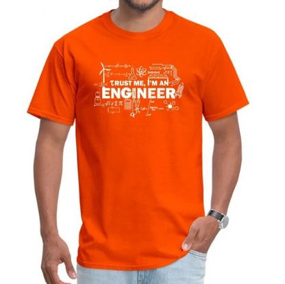 Father Day Tshirt Men Trust Me I Am An Engineer