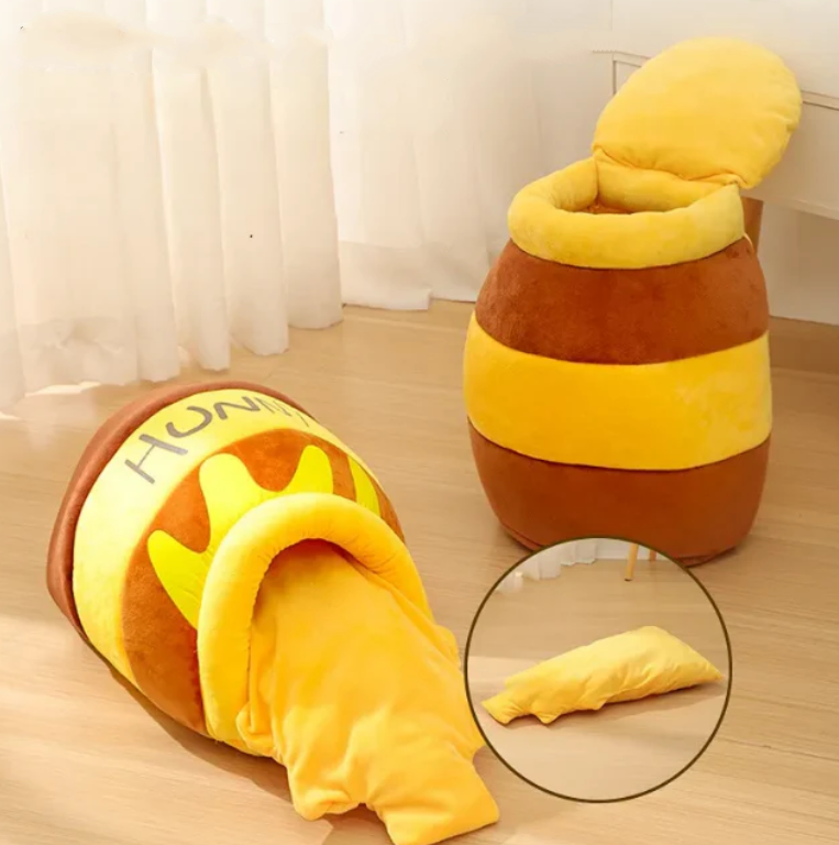 Cat Bed House Removable Plush