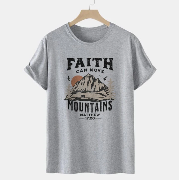 Matthew Bible Verse Graphic Tees Women