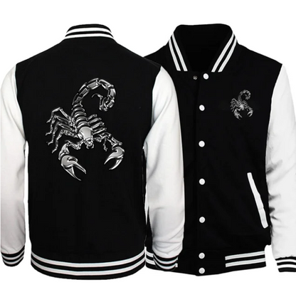 Scorpio Personality Printing Men Jackets Fashion