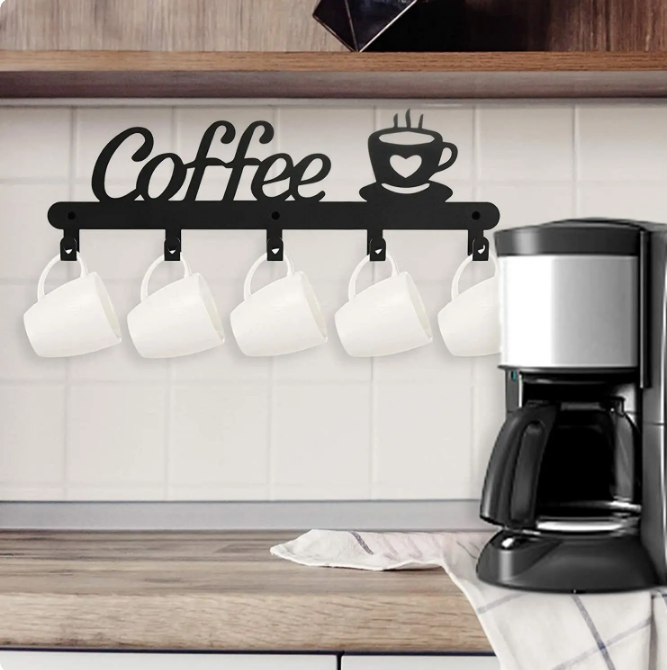 Coffee Mug Holder Wall Mounted