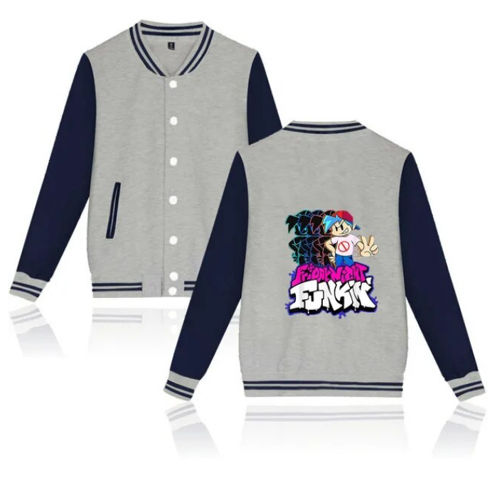 Friday Night Funkin Varsity Baseball Bomber Jacket