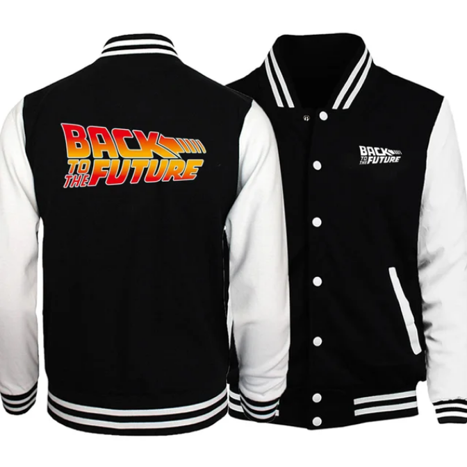 Back To The Future Fashion Baseball Jacket