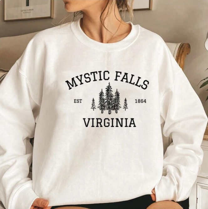 Mystic Falls Virginia Sweatshirt Vampire