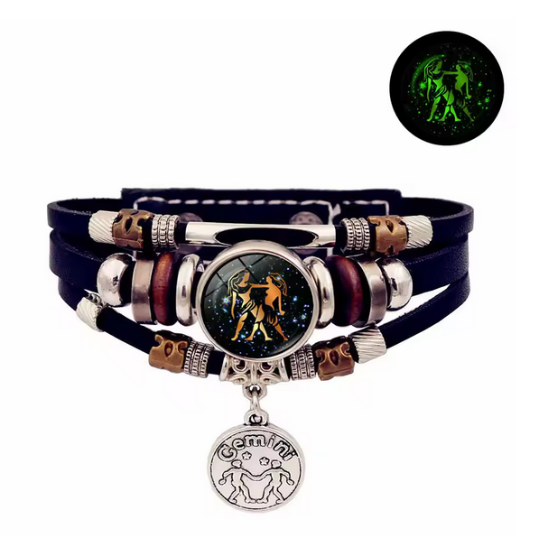 Luminous 12 Constellation Vintage Bracelet