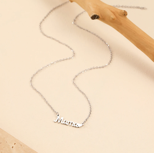 Necklaces Mom Love Heart Letter Pendant Fashion Chain Mother Day