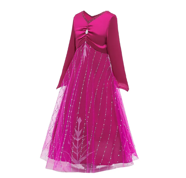 Anna Elsa Princess Dress Snow Queen