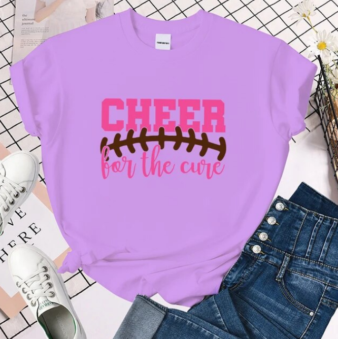 Tshirt Cheer For The Cure - DUGO