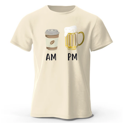 Coffee and Beer Printed Men Tshirt