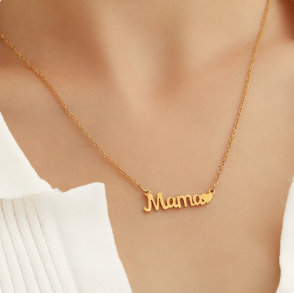 Necklaces Mom Love Heart Letter Pendant Fashion Chain Mother Day