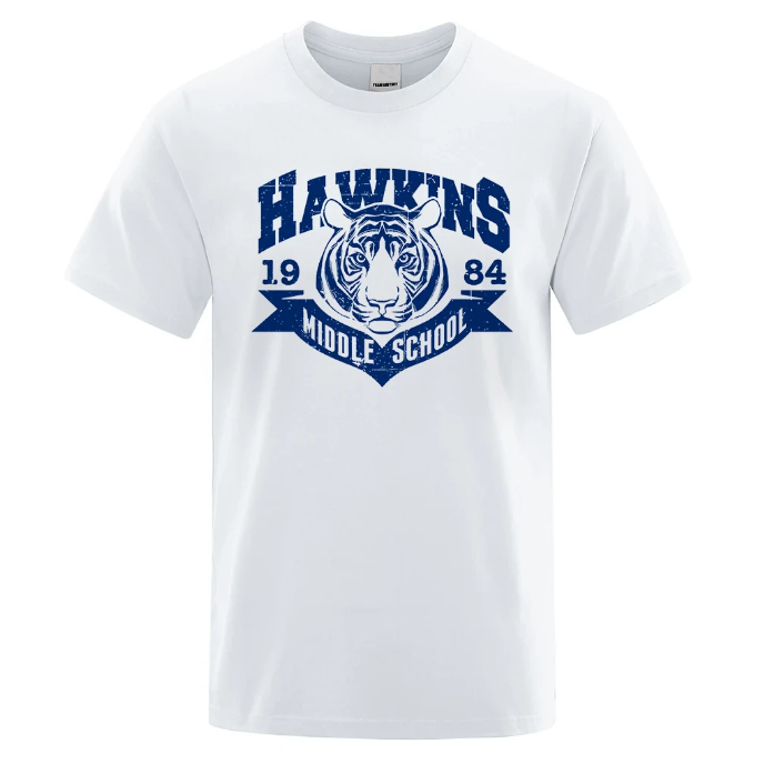 Hawkins Middle School Tigers Funny Printed Tshirts