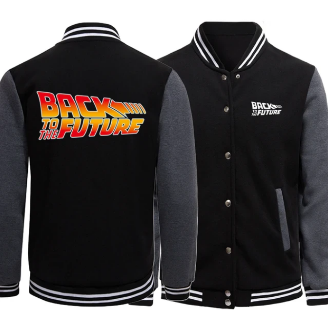 Back To The Future Fashion Baseball Jacket