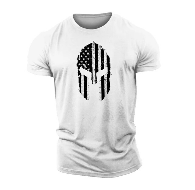 Tshirt 3D Printing Spartan USA Gym